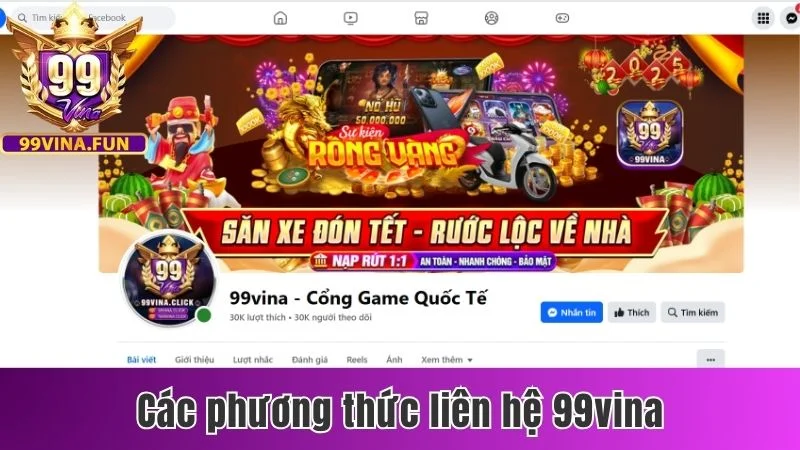 Tổng Hợp Những Phương Thức Liên Hệ 99vina Mà Bạn Cần Biết 1 Các phương thức liên hệ 99vina